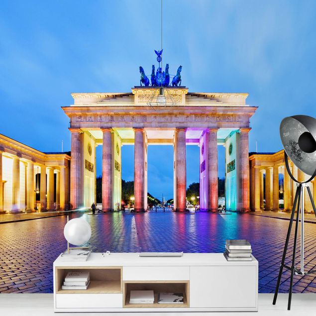 Wallpaper - Illuminated Brandenburg Gate
