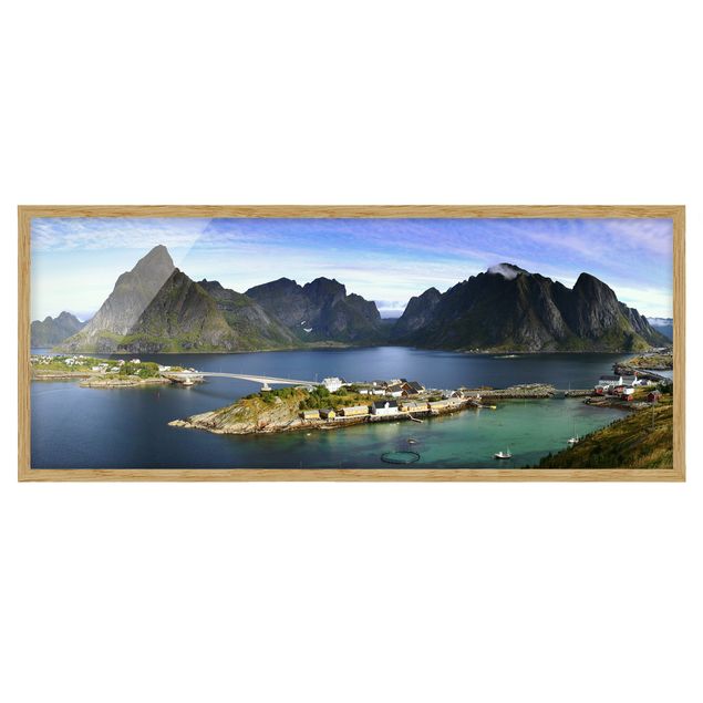 Framed poster - Nordic paradise