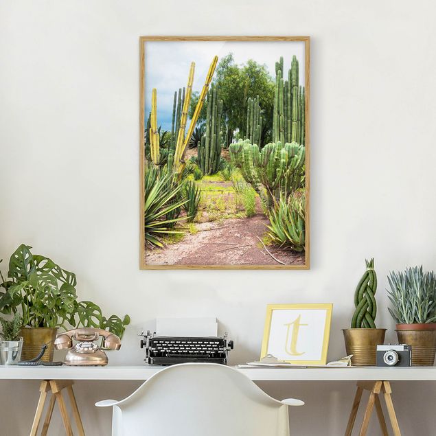 Framed poster - Cactus Landscape