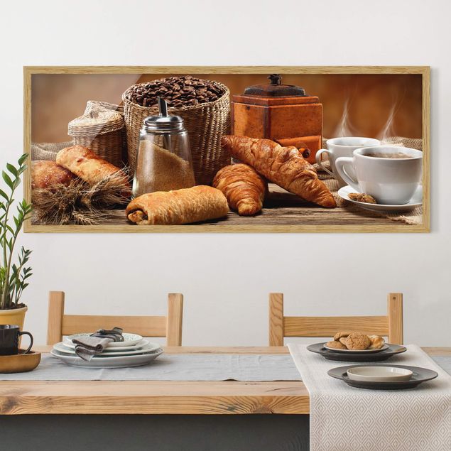 Framed poster - Breakfast Table