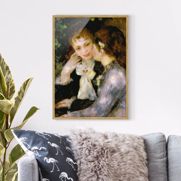 Framed poster - Auguste Renoir - Confidences