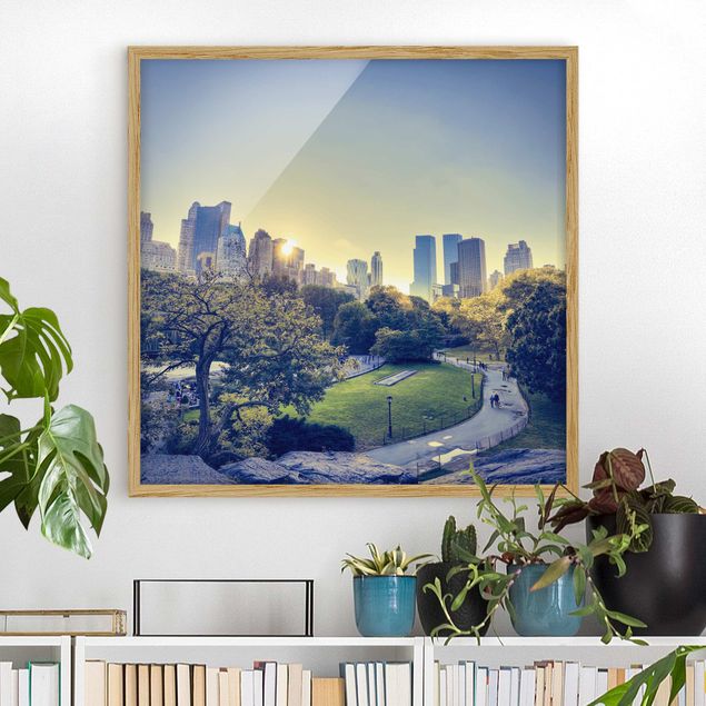 Framed poster - Peaceful Central Park