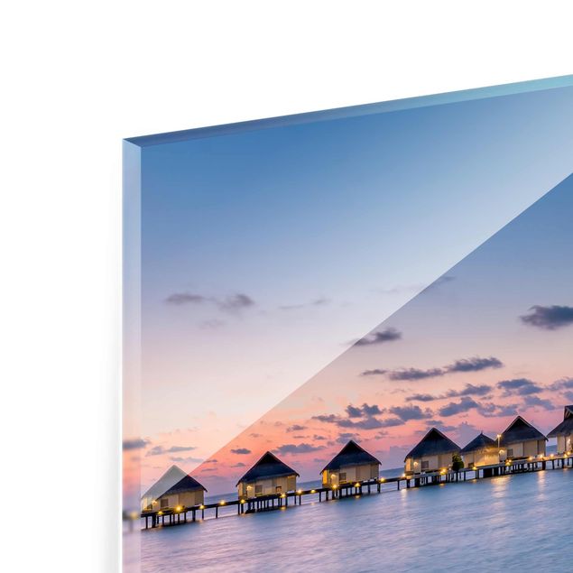 Glass print - Sunset In Paradise