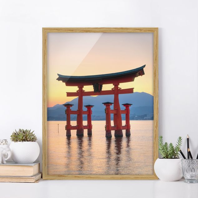 Framed poster - Torii At Itsukushima