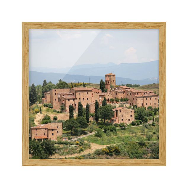 Framed poster - Charming Tuscany