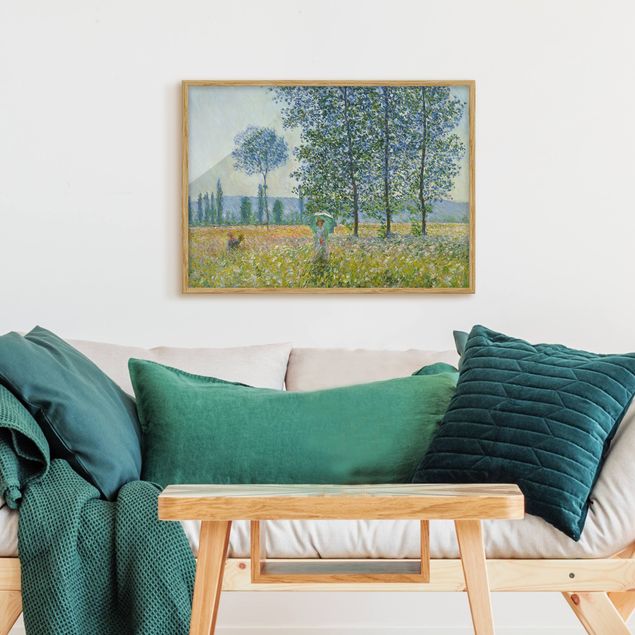 Framed poster - Claude Monet - Fields In Spring