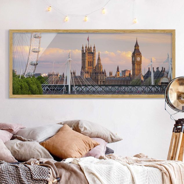 Framed poster - Westminster Palace London