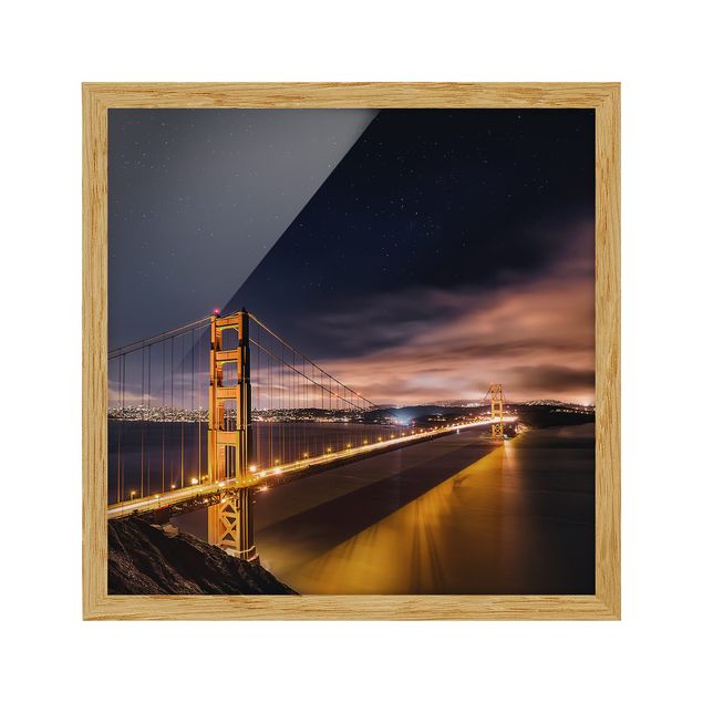 Framed poster - Golden Gate To Stars