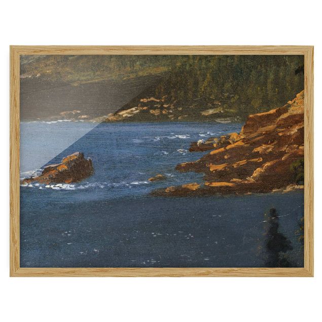 Framed poster - Albert Bierstadt - California Coast