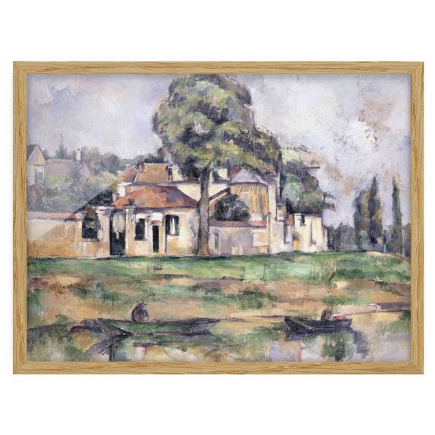 Framed poster - Paul Cézanne - Banks Of The Marne