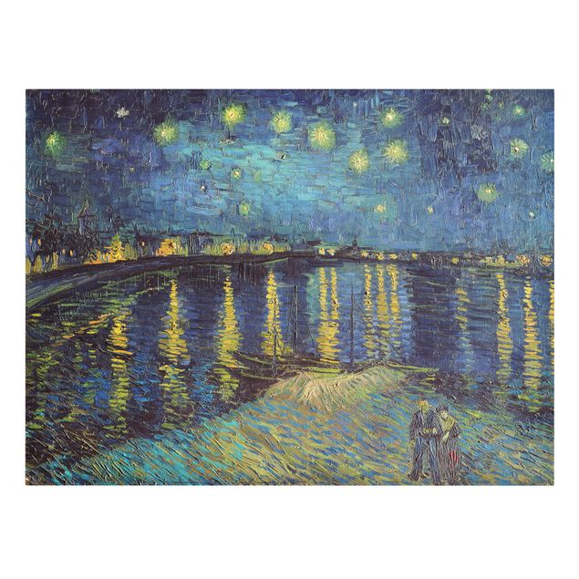 Canvas print - Vincent Van Gogh - Starry Night Over The Rhone