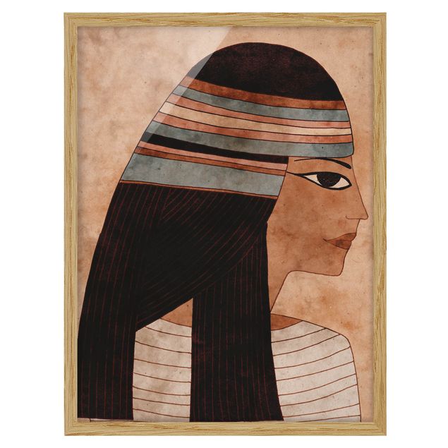 Bild mit Rahmen - Cleopatra - Hochformat 3:4