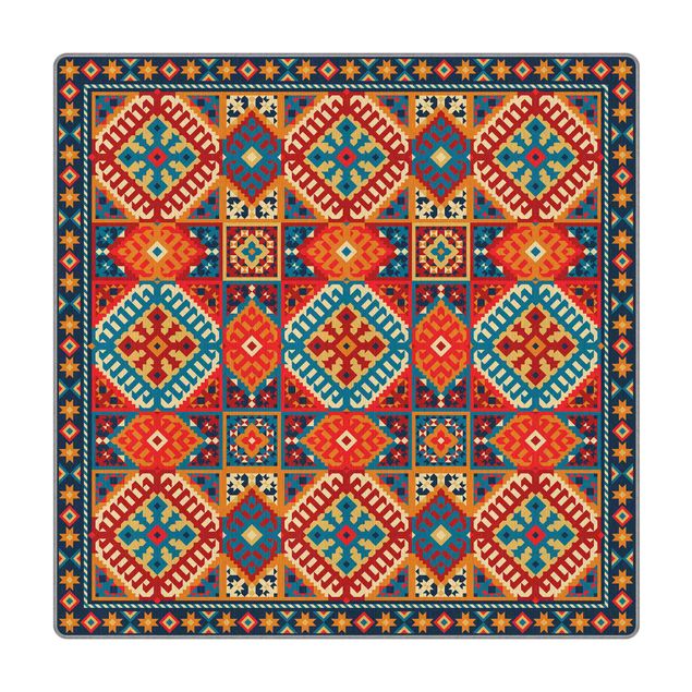 washable rugs Colourful Kilim Rug