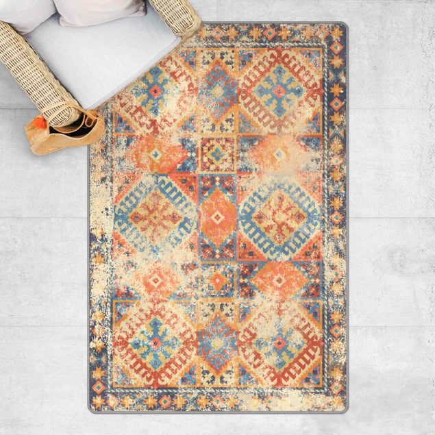 contemporary rugs Colourful Kilim Rug Vintage