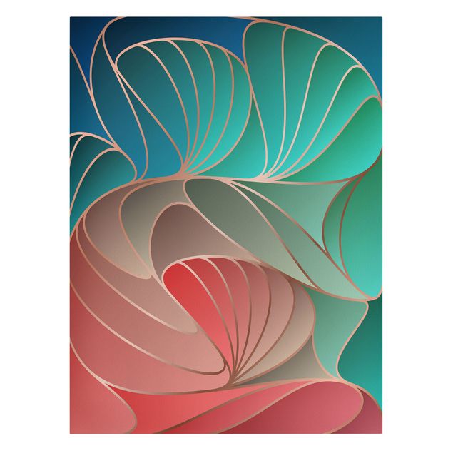 Canvas print - Colourful Art Deco