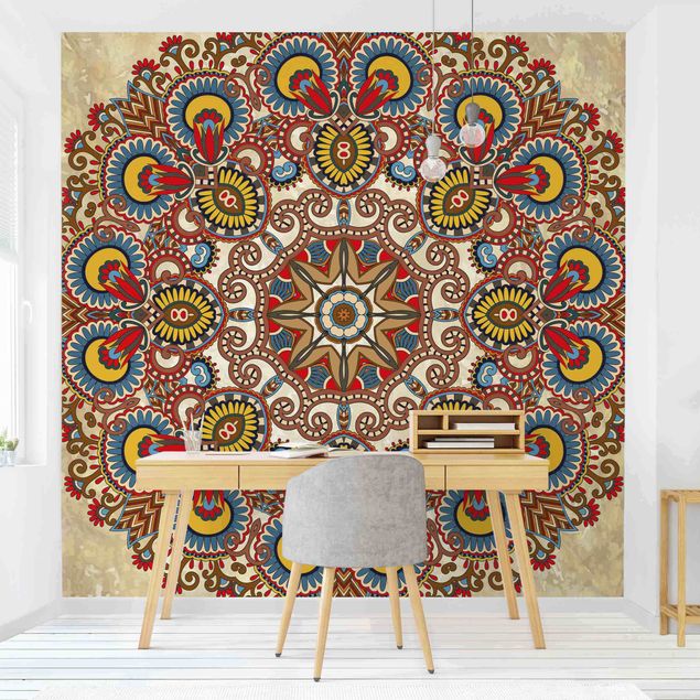Wallpaper - Coloured Mandala