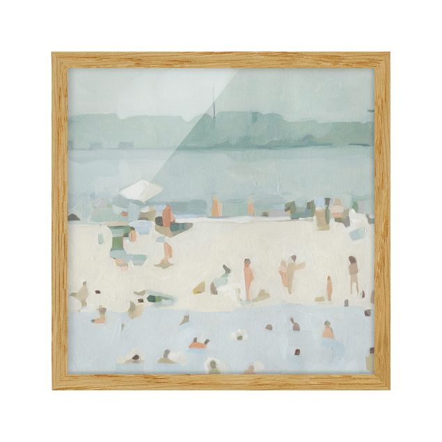 Framed poster - Sandbank In The Sea I