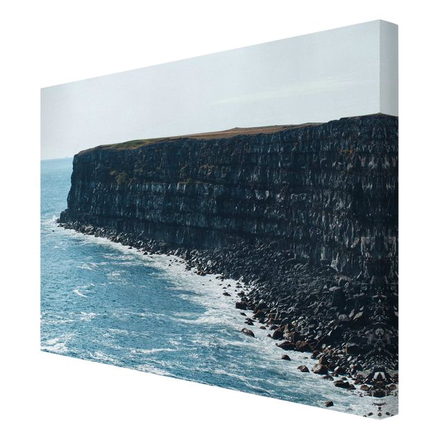 Canvas print - Rocky Islandic Cliffs