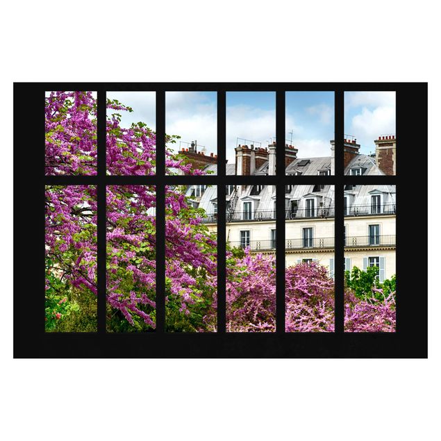 Wallpaper - Window Spring Paris
