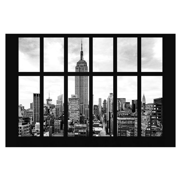 Wallpaper - Window New York Empire State Building