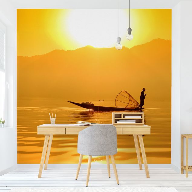 Wallpaper - Fisherman And Sunrise