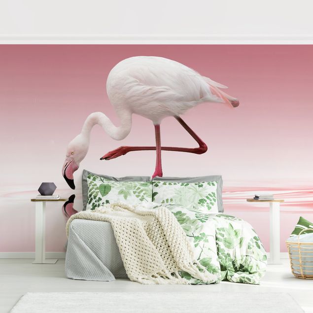 Wallpaper - Flamingo Dance