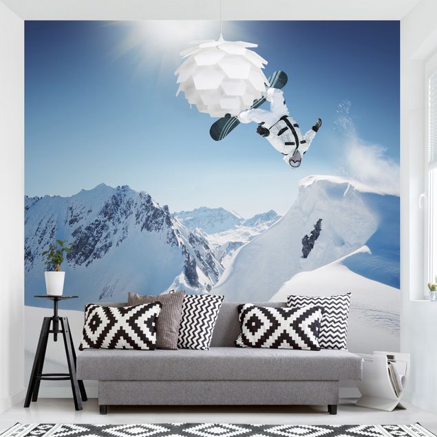 Wallpapers Flying Snowboarder