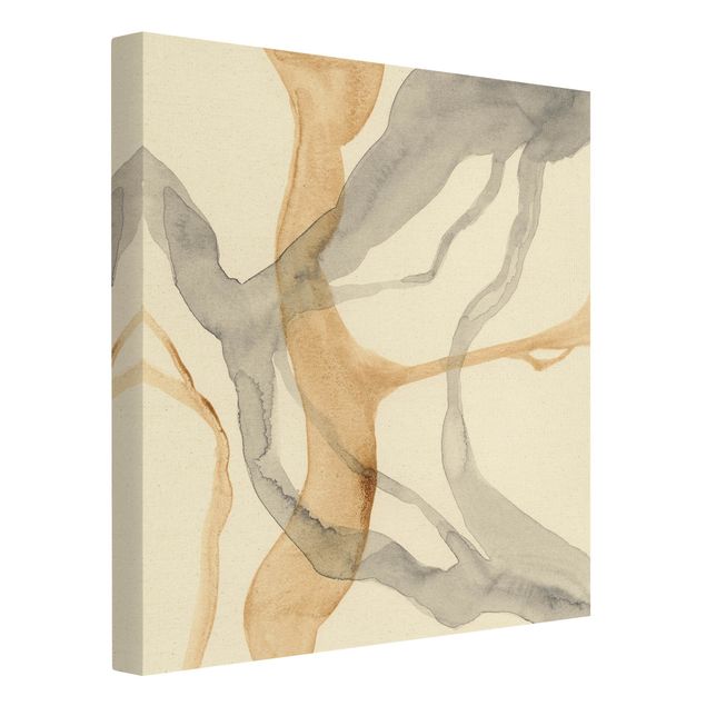 Natural canvas print - Flowing Trickle - Square 1:1