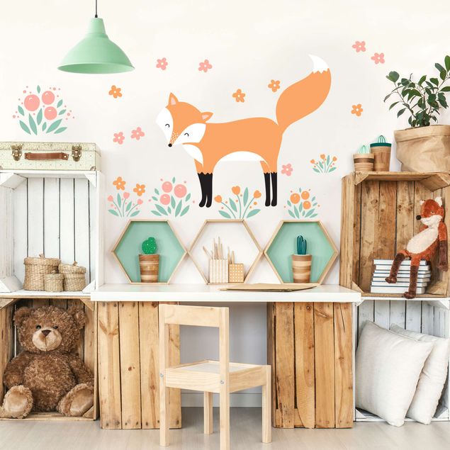 Wall sticker - Forest Friends with Fox
