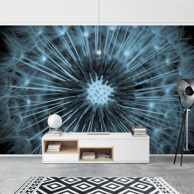 Wallpaper - Blue Tinted Dandelion