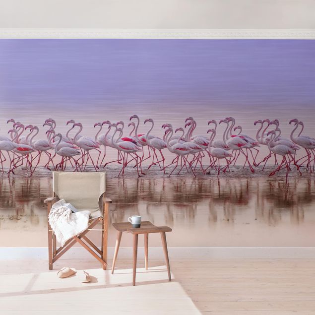 Wallpaper - Flamingo Party