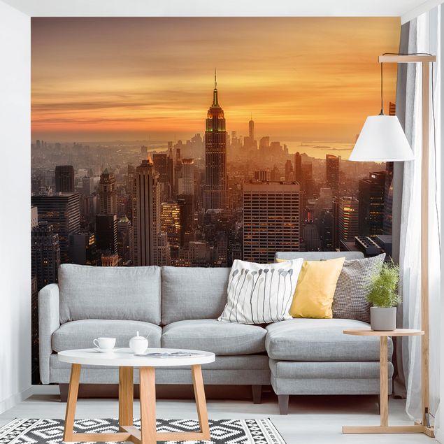 Wallpaper - Manhattan Skyline Evening