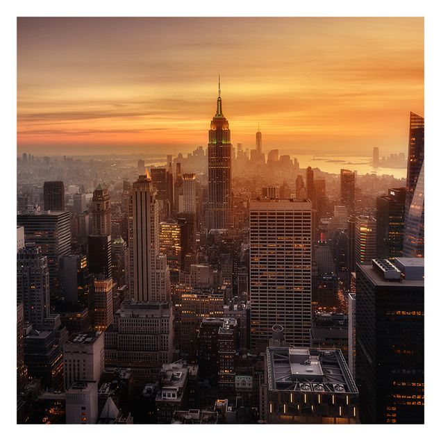 Wallpaper - Manhattan Skyline Evening