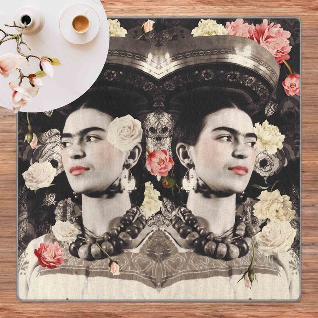 Vintage rugs Frida Kahlo - Flower Flood