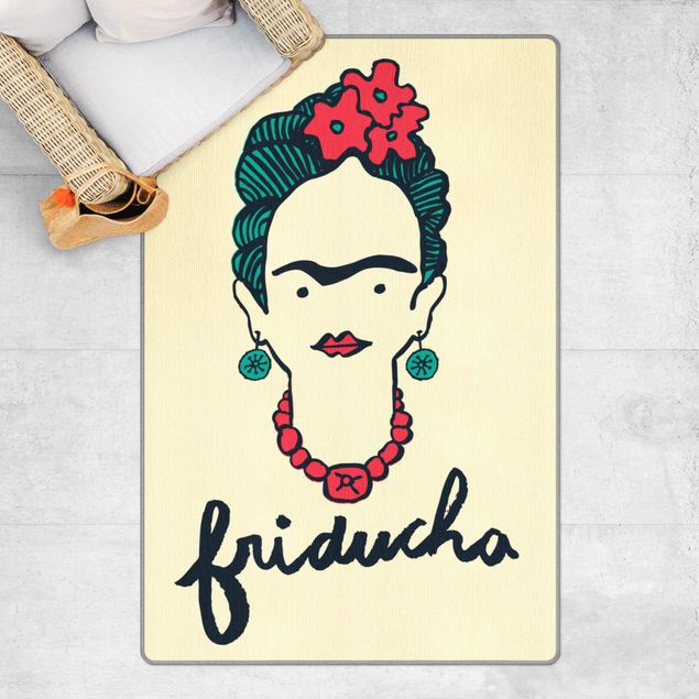 tan rug Frida Kahlo - Friducha
