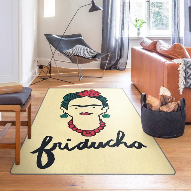 modern area rugs Frida Kahlo - Friducha