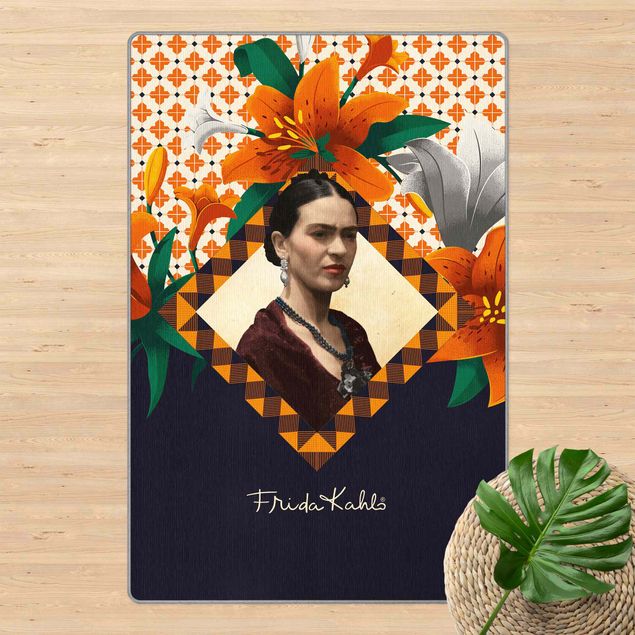 Large rugs Frida Kahlo - Lilies