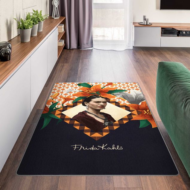 Modern rugs Frida Kahlo - Lilies
