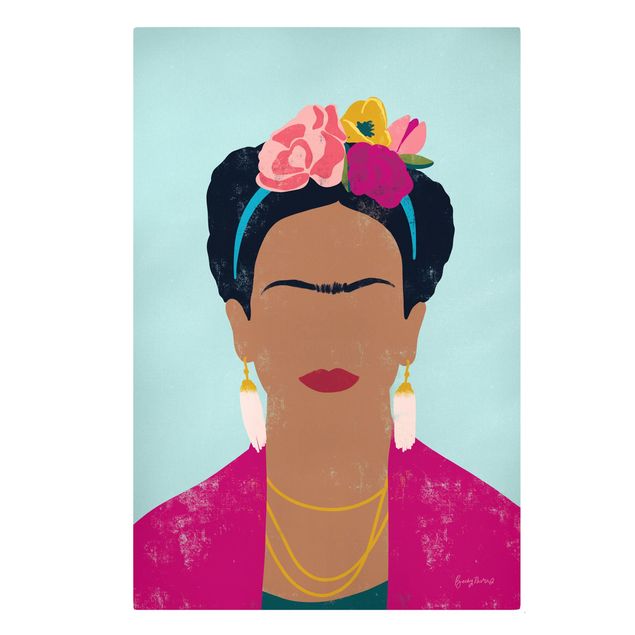 Canvas print - Frida Collage