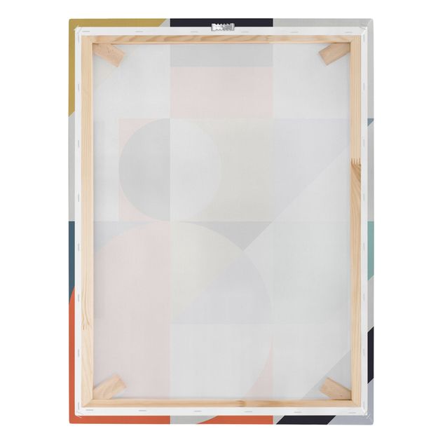 Canvas print - Geometrical Shapes Colourful ll