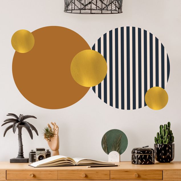 Wall art stickers Geometric forms composition II