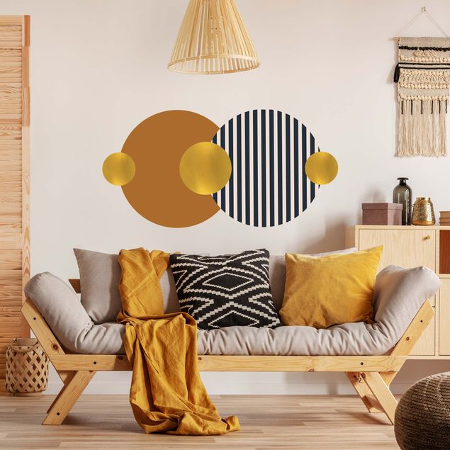 Wall sticker - Geometric forms composition II
