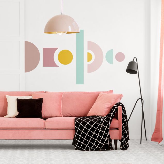 Wall sticker - Geometric forms composition III