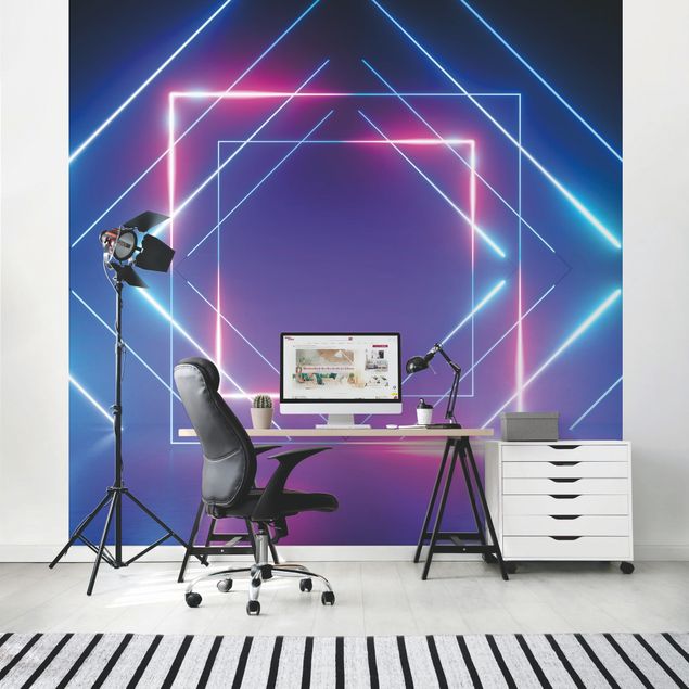 Wallpapers Geometrical Neon Light