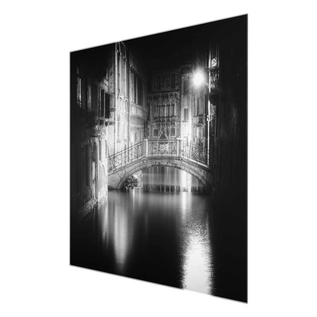 Glass print - Bridge Venice