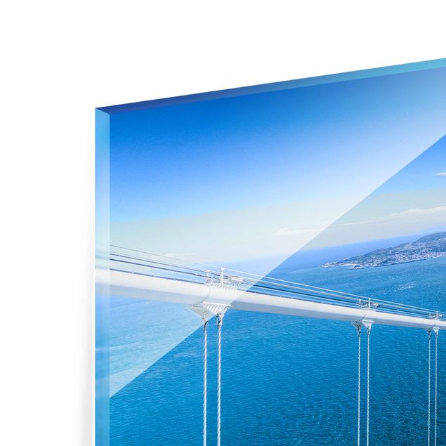 Glass print - Bridge To The Island