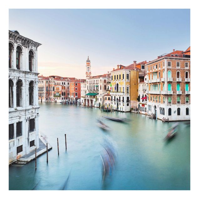 Glass print - Grand Canal View From The Rialto Bridge Venice