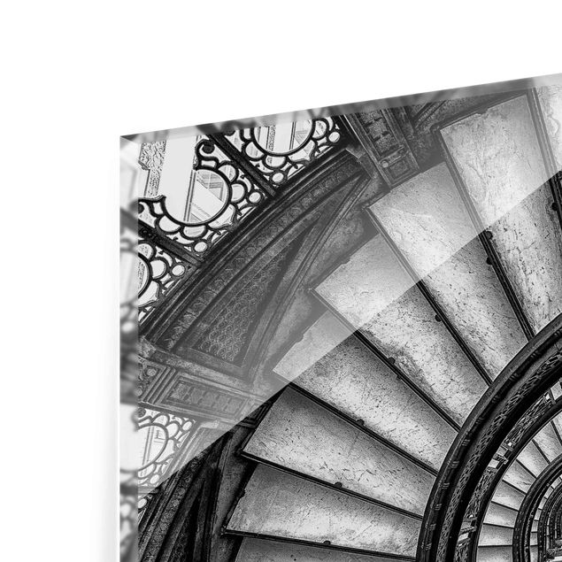 Glass print - Chicago Staircase