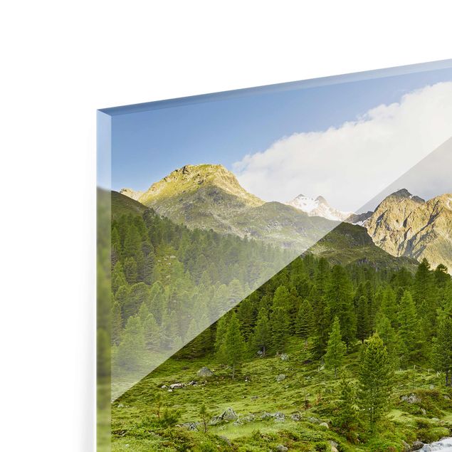 Glass print - Debanttal Hohe Tauern National Park