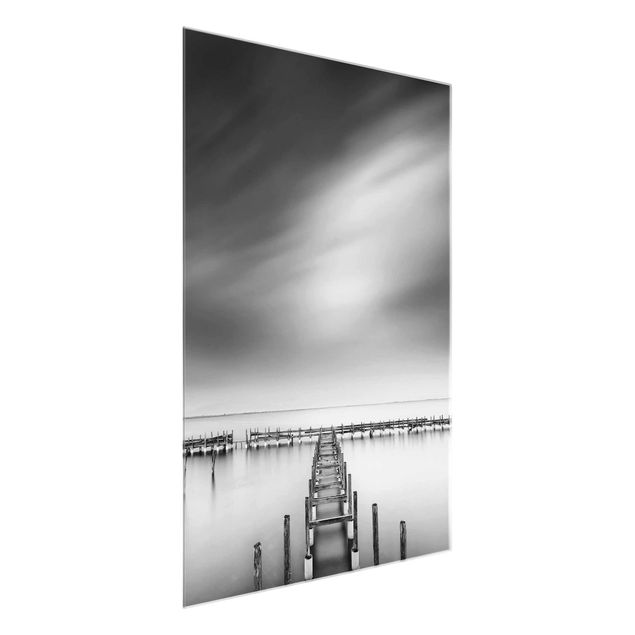 Glass print - The Old Pier